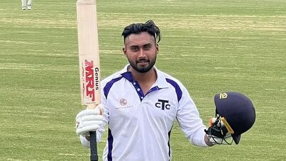 Karanvir Singh scored a century for Templestowe.