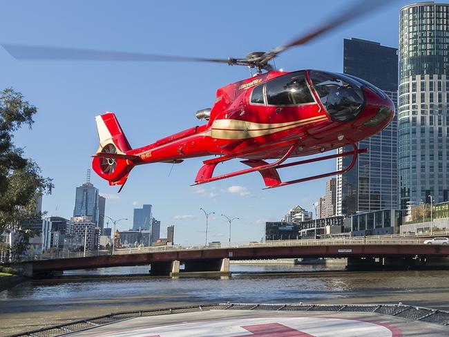 Proposed new helipad at Batman Park for Microflite Helicopter Services. Pic: Supplied