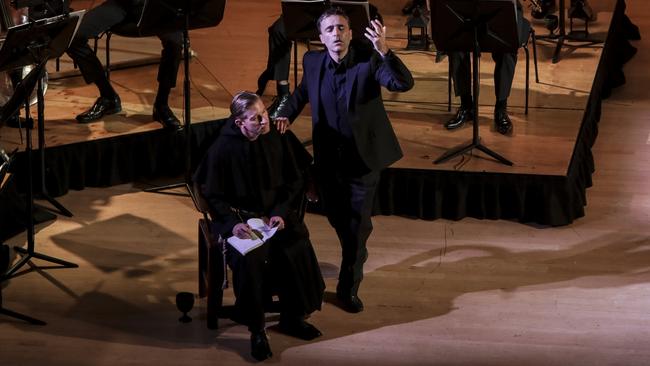 David Wenham and Bruno Bonhoure in Karakorum at City Recital Hall Angel Place. Picture: Steven Godbee