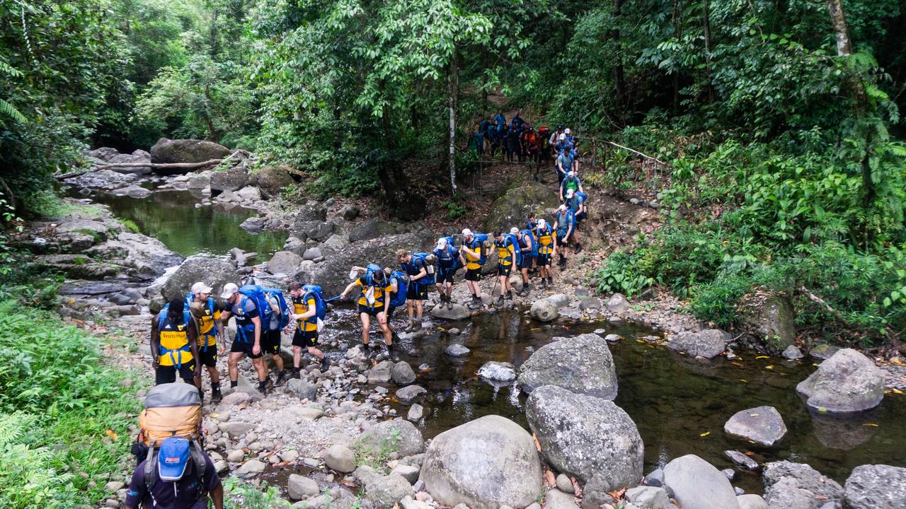 Hawthorn footballers take on the Kokoda Trail