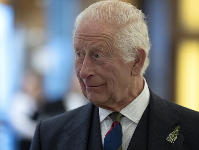 EDINBURGH, SCOTLAND Ã¢â¬â SEPTEMBER 28: Britain's King Charles III speaks to the local heroes, who were nominated to attend by their MSPs, following an event at the Scottish Parliament at Holyrood to mark the 25th Anniversary of the Scottish Parliament on September 28, 2024 in Edinburgh, Scotland. The Scottish Parliament was opened 25 years ago this week. The devolved parliament has passed 370 bills, including landmark legislation to ban smoking in enclosed public places, to introduce minimum unit pricing for alcohol, to legalise same-sex marriage and also set the country's income tax rates. (Photo by Jane Barlow-Pool/Getty Images)