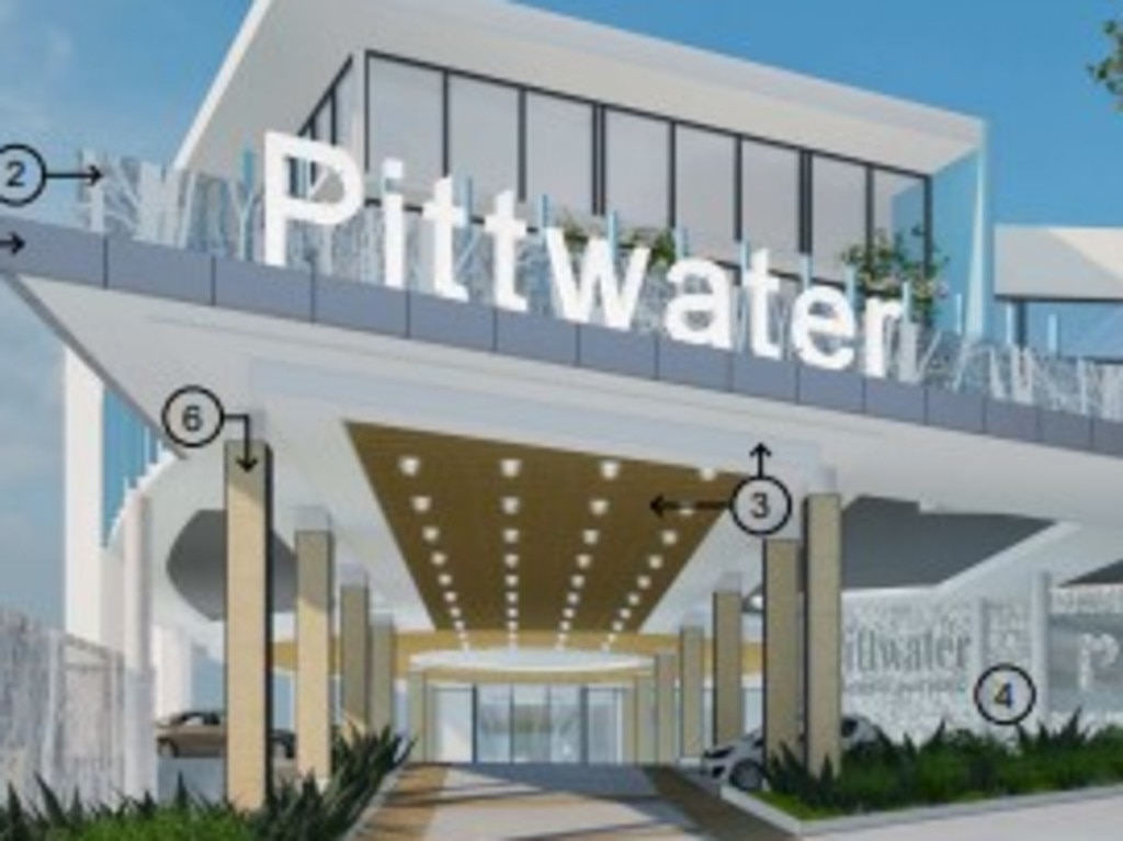 A local was concerned that the proposed new illuminated signage would distract drivers. Picture: Bergstrom Architects