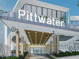 A local was concerned that the proposed new illuminated signage would distract drivers. Picture: Bergstrom Architects