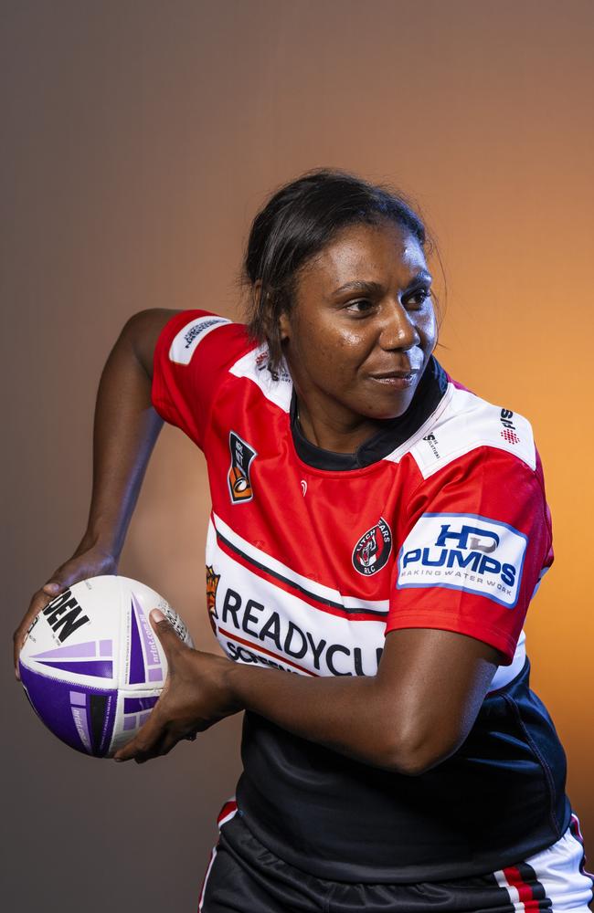 Litchfield playing coach Shari Togo ahead of the 2024 NRL NT season. Picture: Patch Clapp