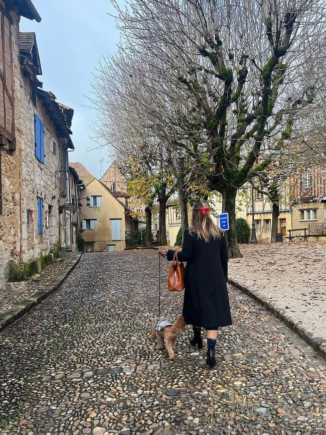 The couple moved to France in December last year. Picture: Instagram / Brittany Higgins