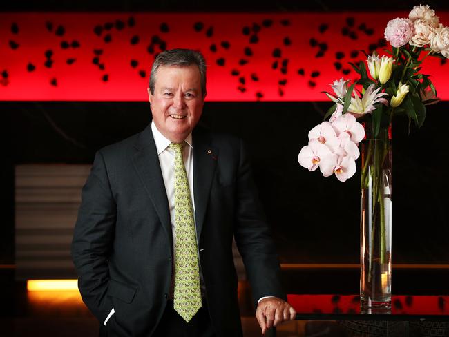 28/6/17: John O'Neill who is chairman of the Star Entertainment casino group. He is reflecting on a 30 years of his career as a chief executive. Pictured at the Darling hotel in Sydney. John Feder/The Australian.