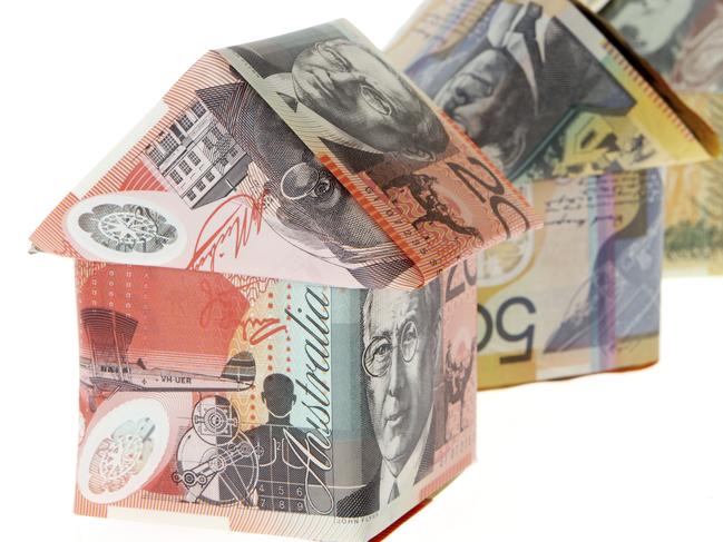 Australian home loan and Australian cash. Picture: iStock.