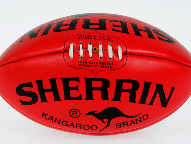 A Sherrin AFL football. Picture: David GERAGHTY