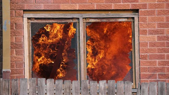 A large factory fire at Chipping Norton on Thursday. Picture: Connor Lambert