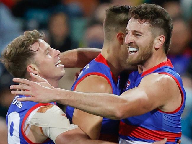 The Bulldogs were on fire against Port Adelaide. (Photo by Michael Willson/AFL Photos via Getty Images)