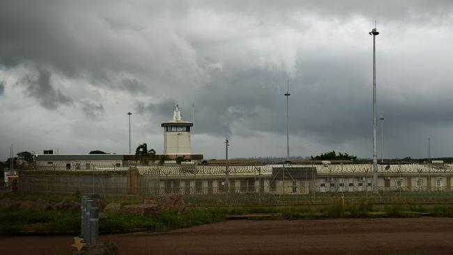 B Block at Don Dale, where children as young as 11 are detained in 2022. Picture: (A)manda Parkinson