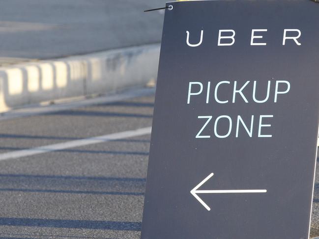 Generic General Uber Pick Up zone Sign Taxi Images at Stereosonic Music Festival at Bonython Park, Adelaide. Generic Uber Pick Up zone Taxi Images Photographer Emma Brasier