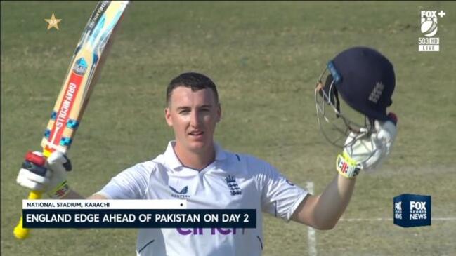 Harry Brook batters another ton on day 2 against Pakistan