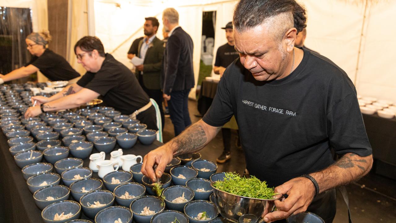 Adelaide Festival. Ngarku'adlu (Let's Eat) dinner. Picture: Andrew Beveridge