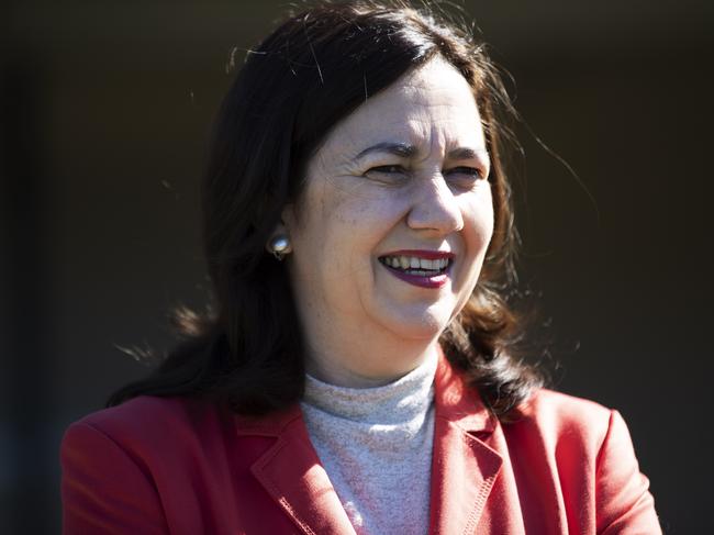 Premier Annastacia Palaszczuk yesterday. Picture: Attila Csaszar