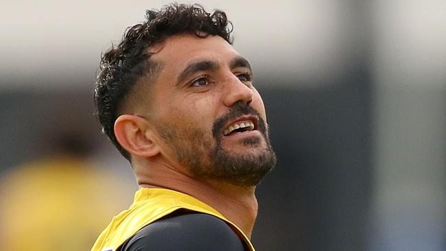 Marlion Pickett of the Richmond Tigers has been charged with burglary. Picture: Kelly Defina / Getty Images