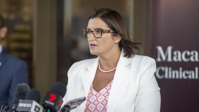 NSW Minister for Education and Early Learning Sarah Mitchell announced further support for flood affected schools Picture: Christian Gilles / NCA NewsWire.