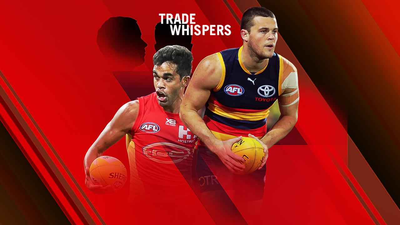 AFL trade whispers: Jack Martin and Brad Crouch.