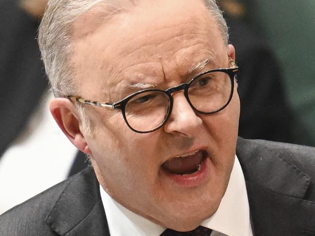CANBERRA, Australia, NewsWire Photos. June 6, 2024: Prime Minister Anthony Albanese during Question Time at Parliament House in Canberra. Picture: NewsWire / Martin Ollman