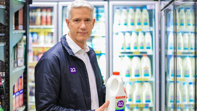 A2 Milk chief executive David Bortolussi.