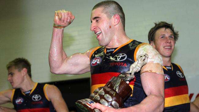 Tim McIntyre with the Showdown trophy.