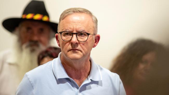 Anthony Albanese has detailed the process around when the Voice to Parliament referendum will be held. Picture: Liam Mendes / The Australian