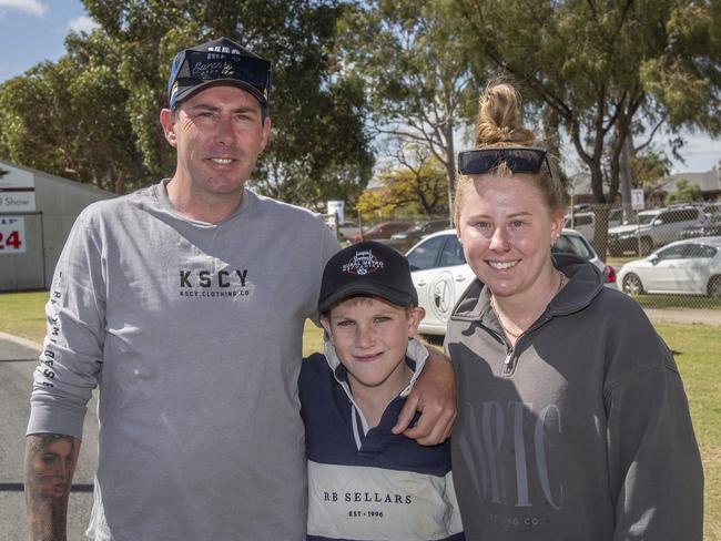 Justin Woodbrunn with Bryce Care and Montana Care at the 2024 Swan Hill Show Picture: Noel Fisher