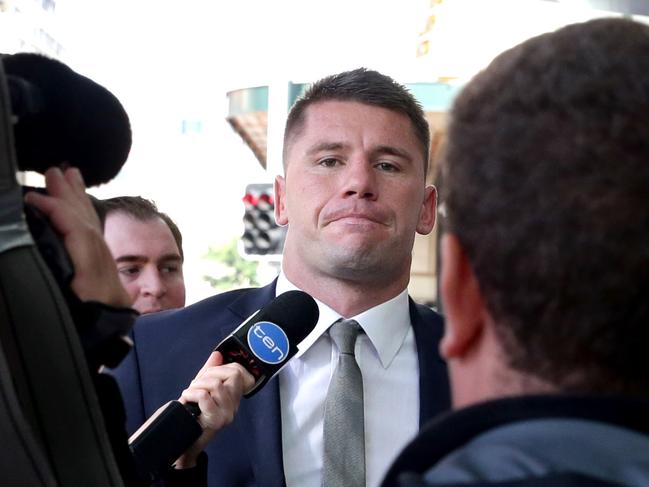 Shaun Kenny Dowall leaves the Downing Centre Local Court, Sydney. Picture: Craig Wilson