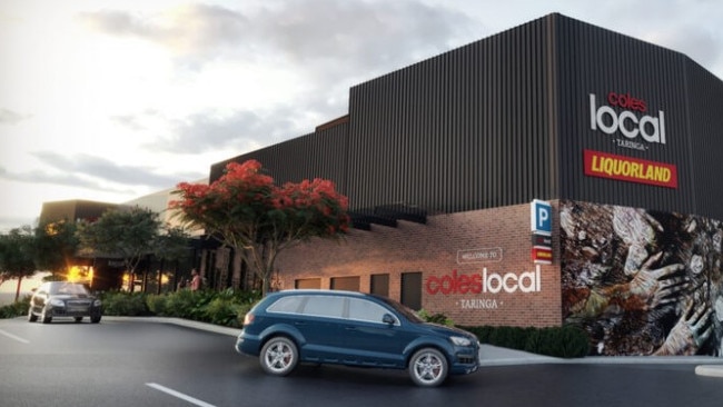 How the building will look from street level.