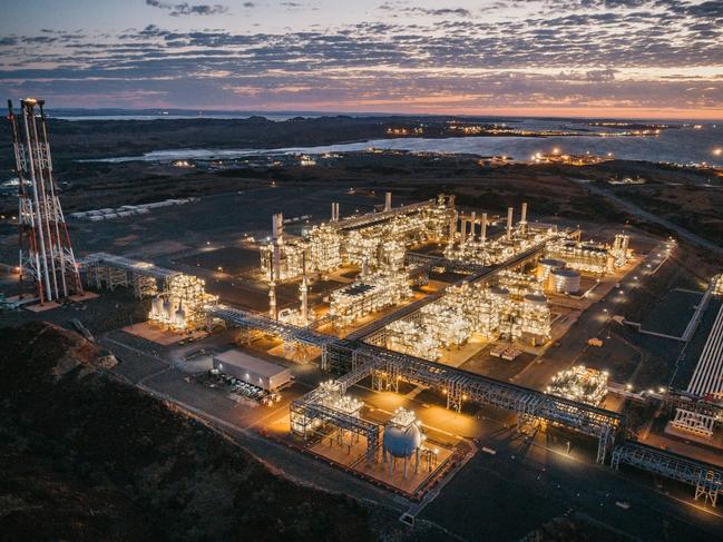 Woodside Energy Pluto LNG Plant J onshore gas plant. Picture: Woodside Energy