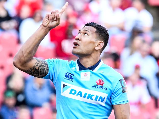Gibson is confident of holding onto star fullback Israel Folau. Picture: Getty
