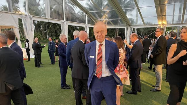 Anthony Pratt on one of his visits to Mar-a-Lago in December. Picture: John Stensholt