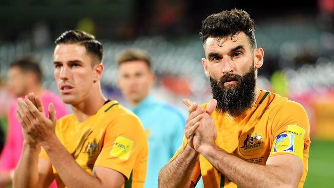 Milos Degenek and Mile Jedinak.