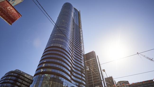 Capitol Grand towers a massive 180m tall in South Yarra.