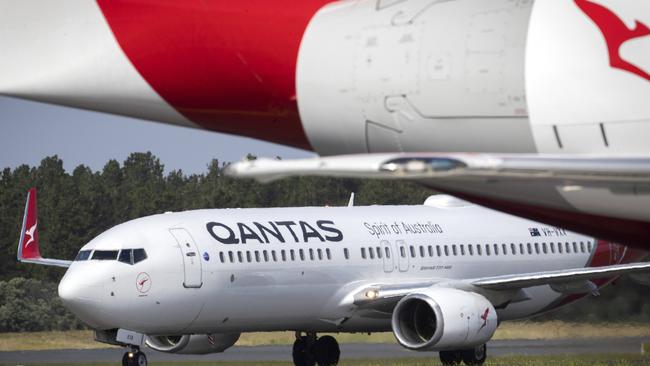 Qantas noted the rollout of COVID-19 vaccines had boosted certainty around state borders remaining open. Picture: Chris Kidd