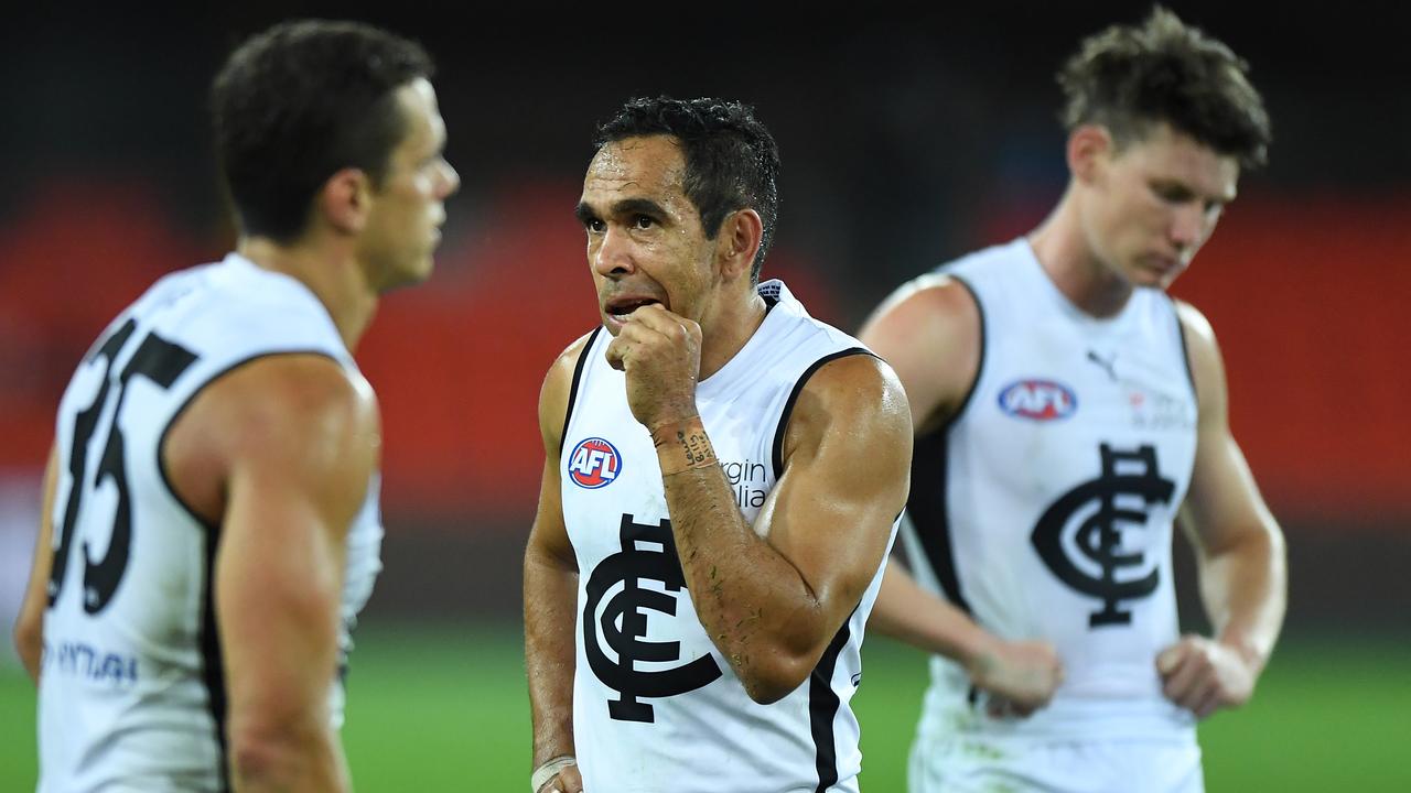 Eddie Betts was dealt a hard reality check at his exit meeting. Picture: Matt Roberts/AFL Photos/via Getty Images