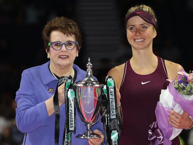 Trailblazer Billie Jean King (left) has joined the fight. Picture: Getty Images