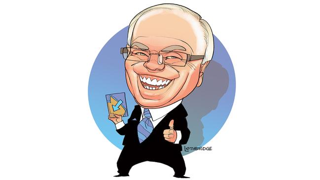 Illustration of Peter Beattie by Brett Lethbridge.