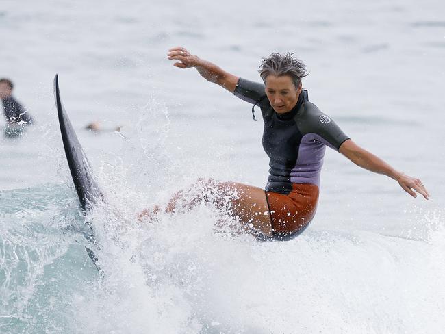 Australian surfing legend Layne Beachley pictured at Queenscliff Beach. Picture: Sam Ruttyn