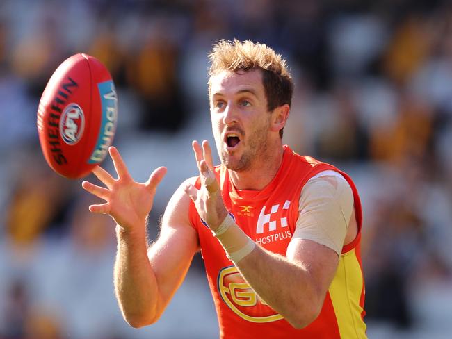 AFL Round 12. Hawthorn vs. Gold Coast Suns at the MCG. Gold Coast Suns' Michael Barlow   . Pic: Michael Klein