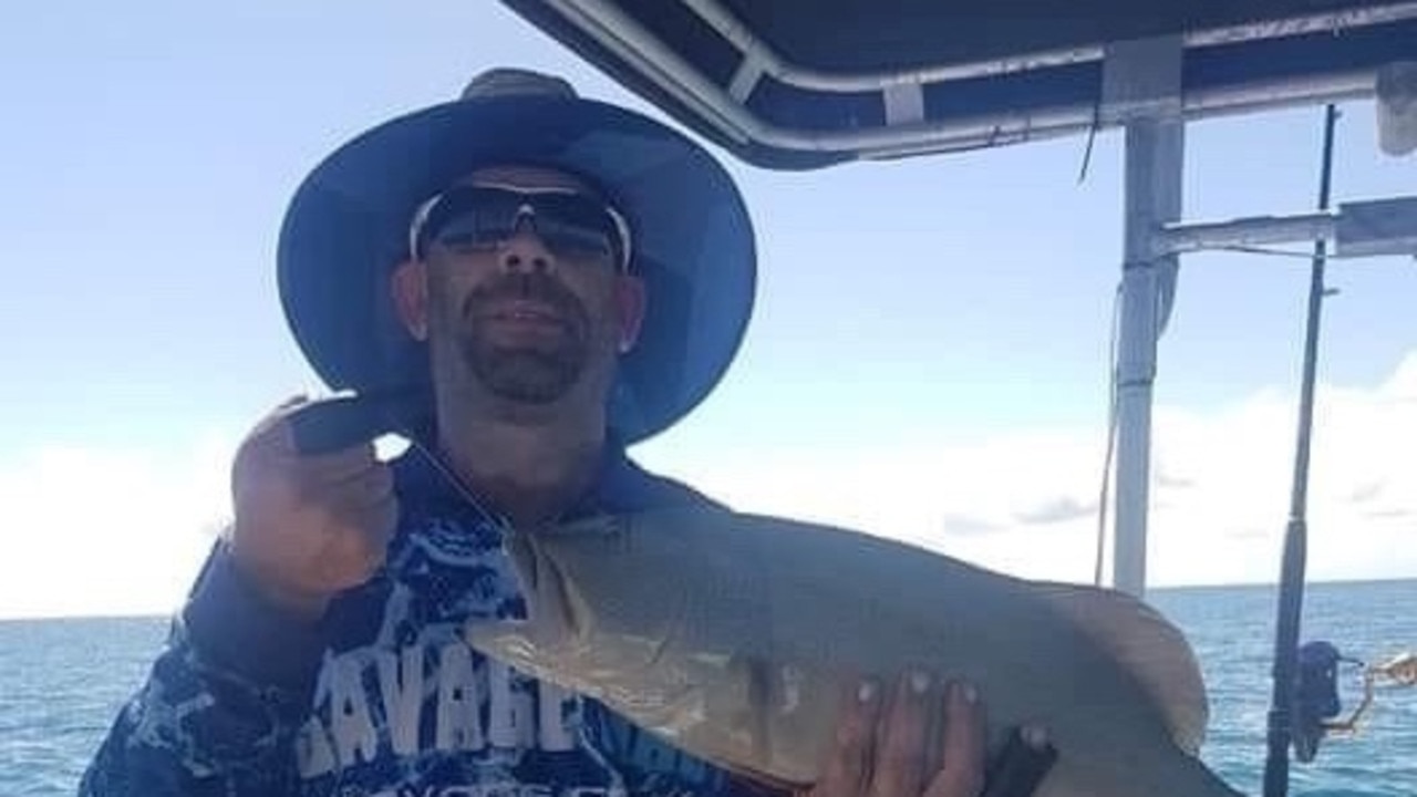Father-of-two, Gladstone's Travis Harrison (left) drowned when he fell overboard while fishing with a mate off Yeppoon on Saturday, March 6. His brothers Glen and Damien have set up a Go Fund Me web page to raise money for his funeral and his family.