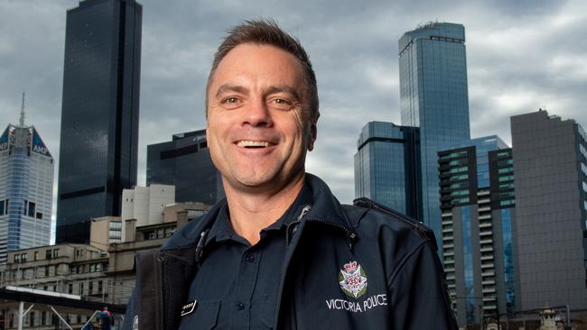 Victoria Police commander Stuart Bateson. Picture: Jay Town