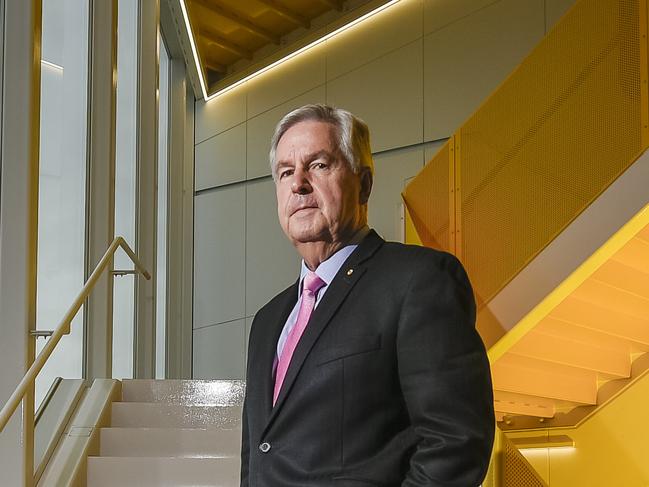 Kevin Scarce.Chancellor of the University of Adelaide Kevin Scarce. Nuclear waste dump in South Australia.Tuesday 23rd July. 2019. Pic Roy VanDerVegt