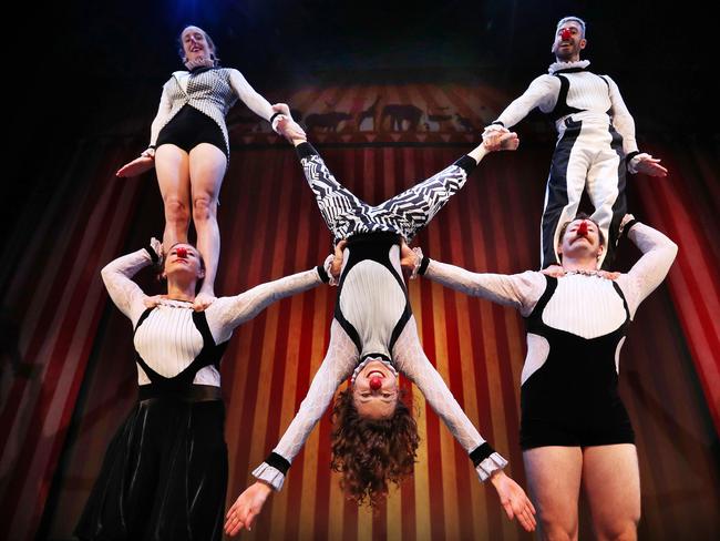 Circa’s world-famous acrobats perform in Carnival of the Animals at QPAC. Picture: Liam Kidston