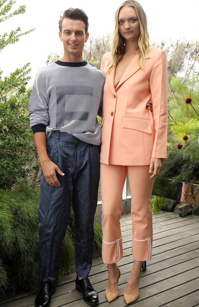 Cameron Robbie and Gemma Ward attend The Art of Entertaining event ahead of the David Jones AW19 Season Launch. Picture: Getty