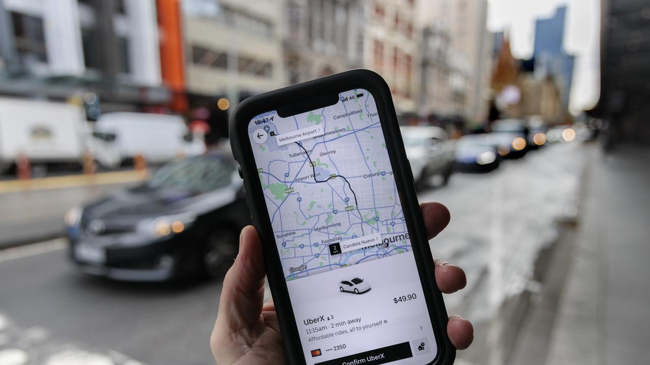 A man has allegedly called an Uber to flee police. Picture: NCA NewsWire / David Geraghty