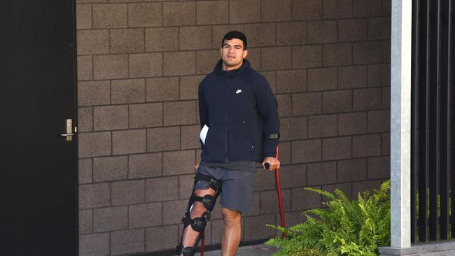 Fifita is rehabbing a knee injury. AAP Image/Dan Peled.