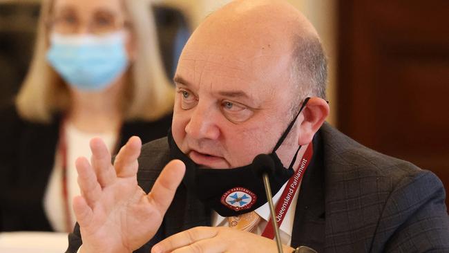 Queensland parliament clerk Neil Laurie. Picture: Liam Kidston