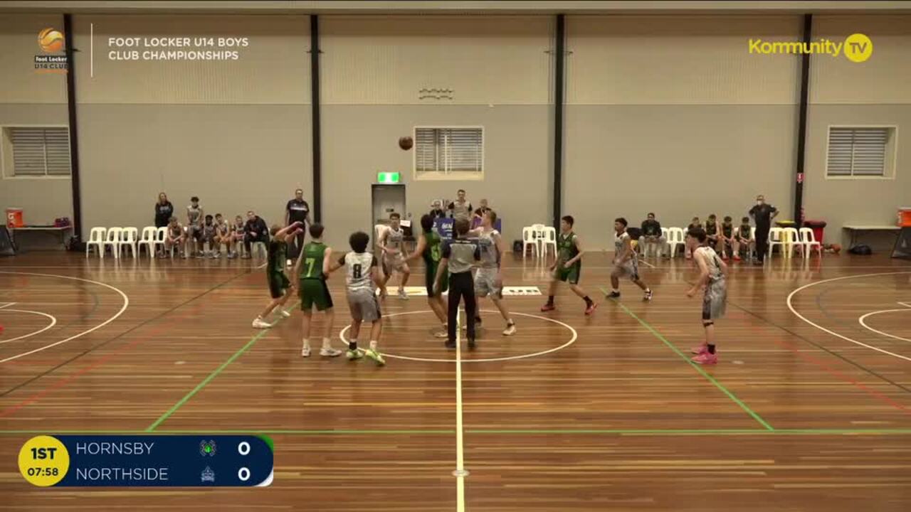 Replay: Hornsby Ku Ring Gai v Northside Wizards (Boys) - 2024 Basketball Australia U14 Club Championships Day 2