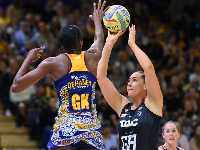 Garbin is one Collingwood player, a little more certain than some of her teammates, to find another club. Picture: Albert Perez/Getty Images